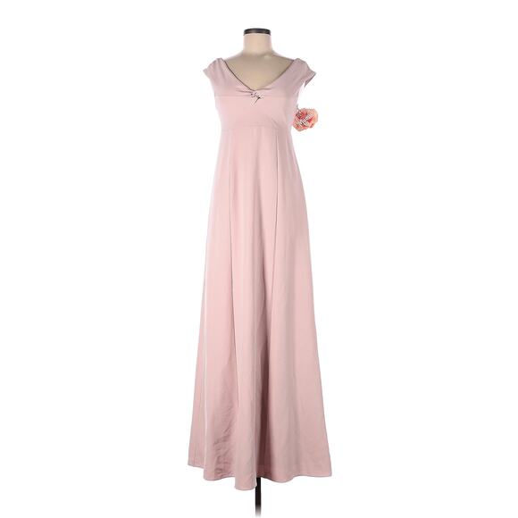 Show Me Your Mumu Zurich Knot Gown in Vintage Rose Stretch Crepe XS NWT - Picture 3 of 7